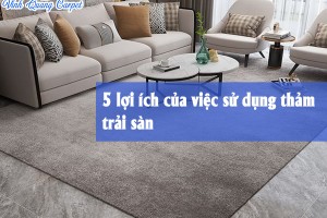 5 lợi ích của việc sử dụng thảm trải sàn