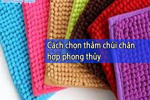 Cách chọn thảm chùi chân hợp phong thủy, mang đến vận may cho gia chủ