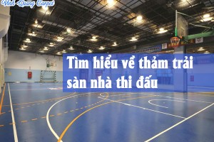 Tìm hiểu về thảm trải sàn nhà thi đấu 2024 