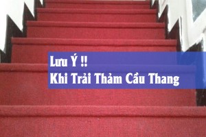 Điều cần biết khi thi công thảm cầu thang bằng keo