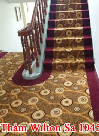 Thảm Trải Sàn Hoa Văn Kem Wilton Sa 1045
