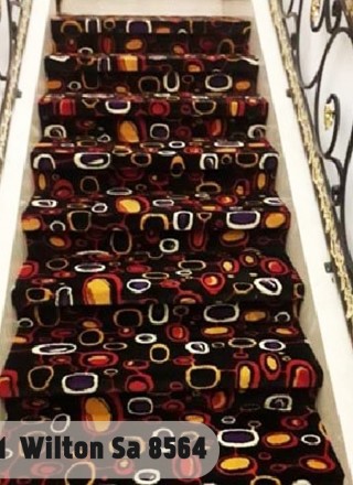 Thảm len hoa văn vòng tròn Wilton SA 8564