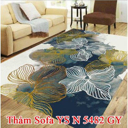 Thảm thiết kế hoa hiện đại YS N 5482 GY