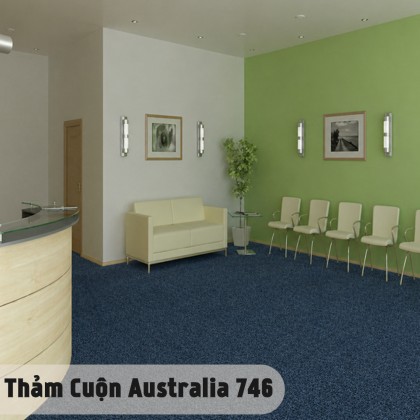 Thảm Sàn Màu Xanh Dương Australia 746 ( As 746 )