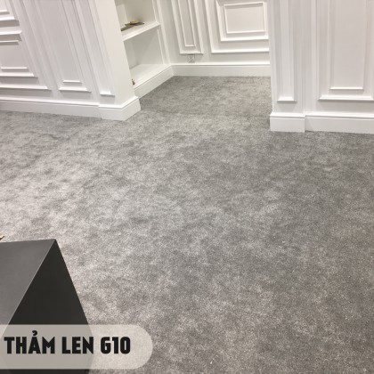 Thảm Trải Sàn Dạng Len Màu Kem G10 -02