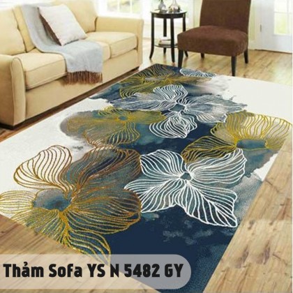 Thảm thiết kế hoa hiện đại YS N 5482 GY